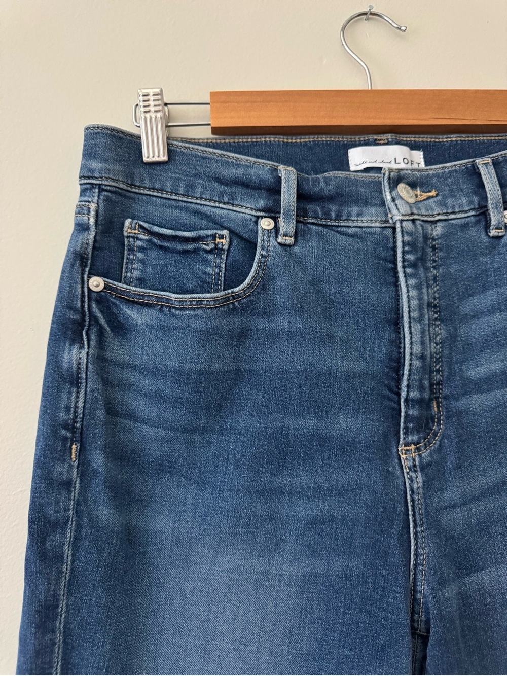 LOFT The Kick Crop Jeans 30/10 - Picture 6 of 14